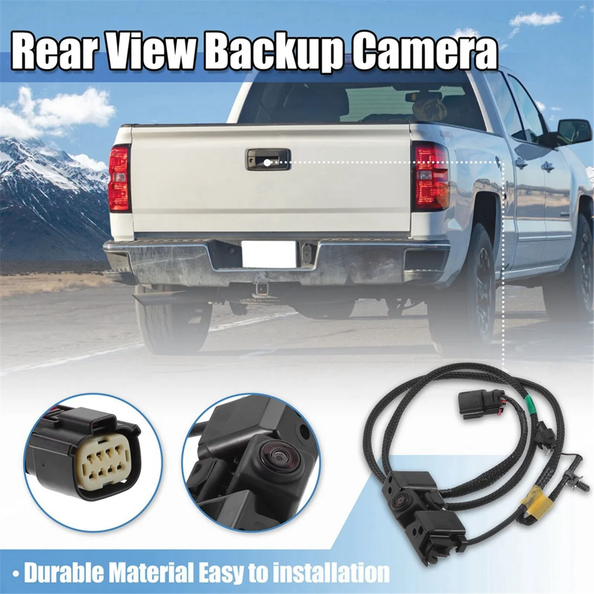 84062896 Car Rear View Backup Camera for Chevy Silverado 1500 for GMC Sierra 1500