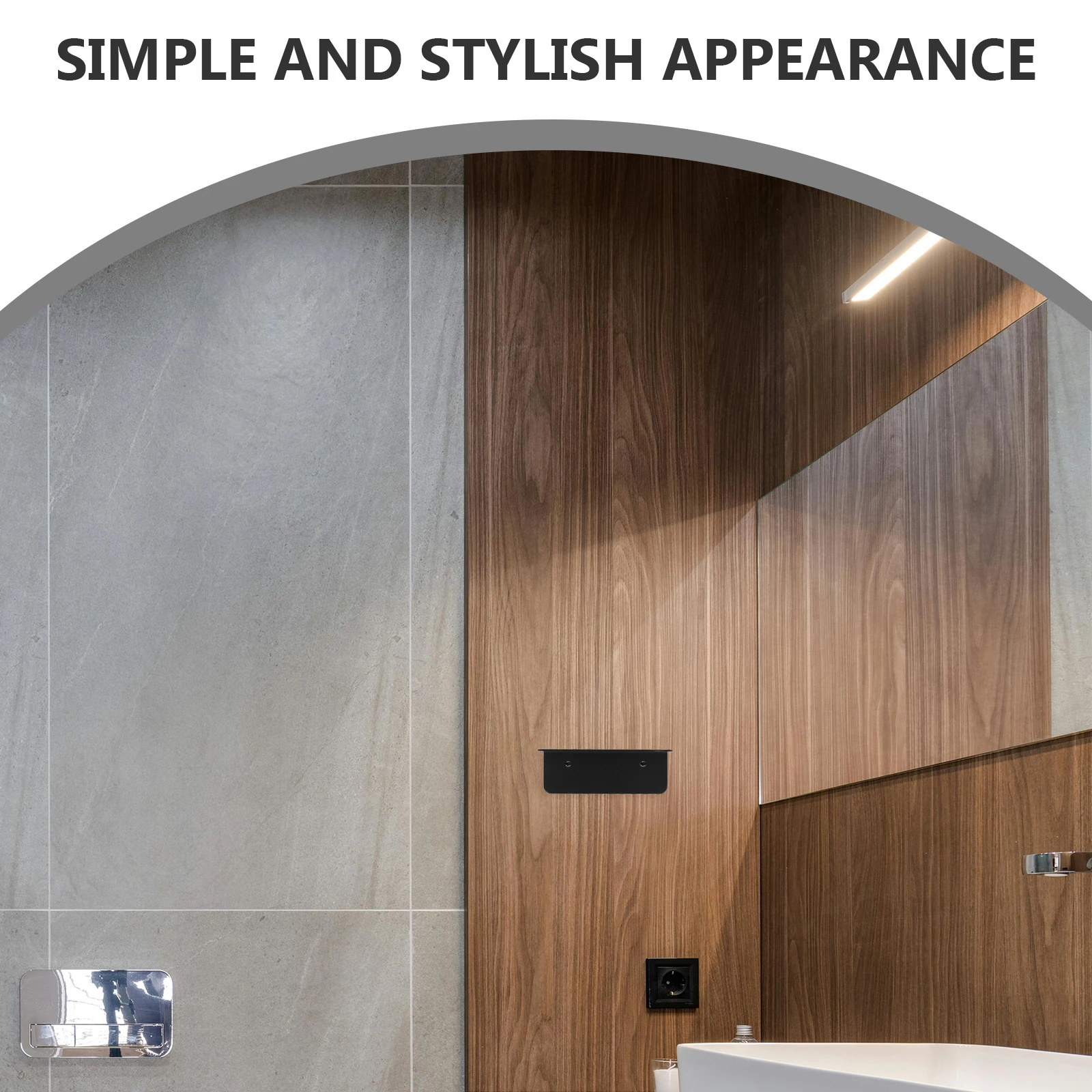 

Bathroom Soap Holder Stainless Steel Wall Mounted Soap Dispenser No Drill Installation For Shower Kitchen Black