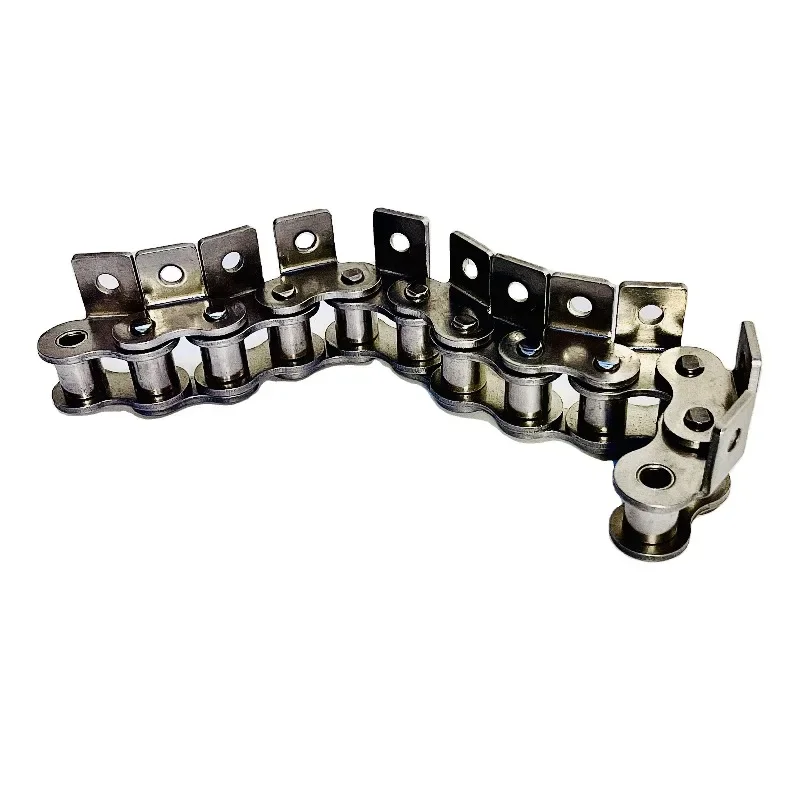 

【Best-selling】High-Temperature-Resistant Roller Chain for Conveyors -Small-Pitch Stainless Steel Flat-Top Chain Stainless Steel