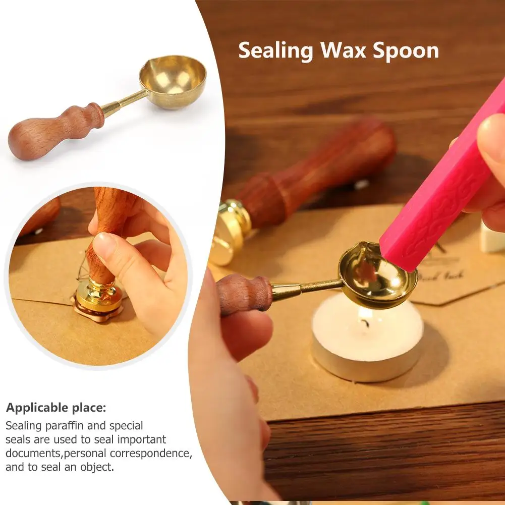 Solid Wood Sealing Wax Furnace Retro Christmas Wood Wax Sealing Melting Furnace DIY Sealing Wax Heater Wax Stick Furnace Toolkit