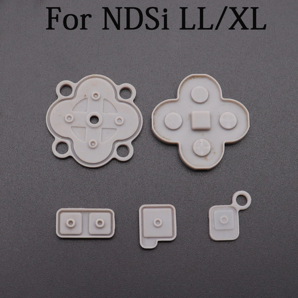 1Set For Xbox 360 Switch NES  Wii  PSP1000 For New 3DS XL LL NDSL NDSi XL LL Replacement Rubber Conductive Button Pad