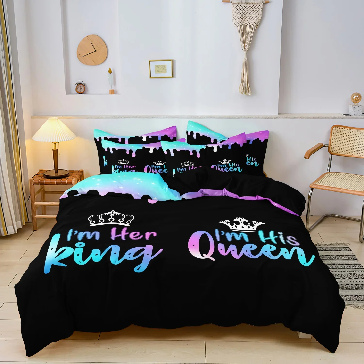 set-di-biancheria-da-letto-per-san-valentino-da-3-pezzi-coppia-romantica-set-copripiumino-con-lettere-a-corona-regali-per-l'amante-queen-king-size
