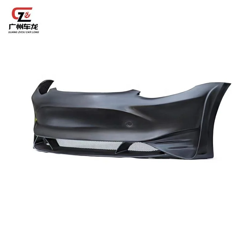 Hot Selling Carbon Fiber Car Bodykit For Tesla Model 3 2018-2022 modified CMST Front Bumper Front Lip Car Bumpers