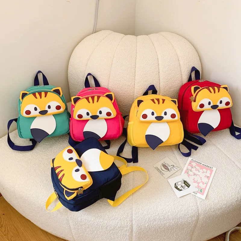 Kindergarten backpack cute cartoon simple backpack boys and girls 1-3 years old children's backpack
