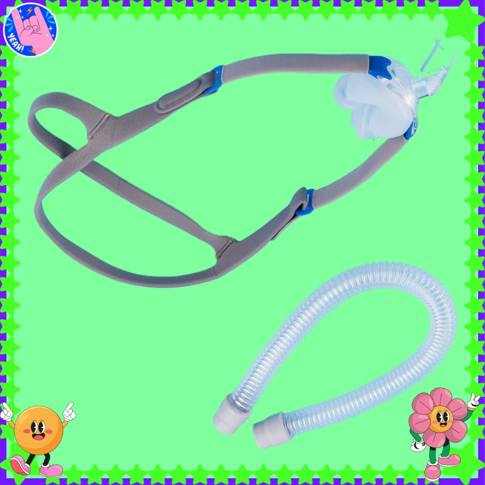 

Comfortable CPAP Respirator Nasal Pillows Mask Cushion For Travel Sleep Apnea Anti Snoring Stopper CPAP Nose Masks Accessories