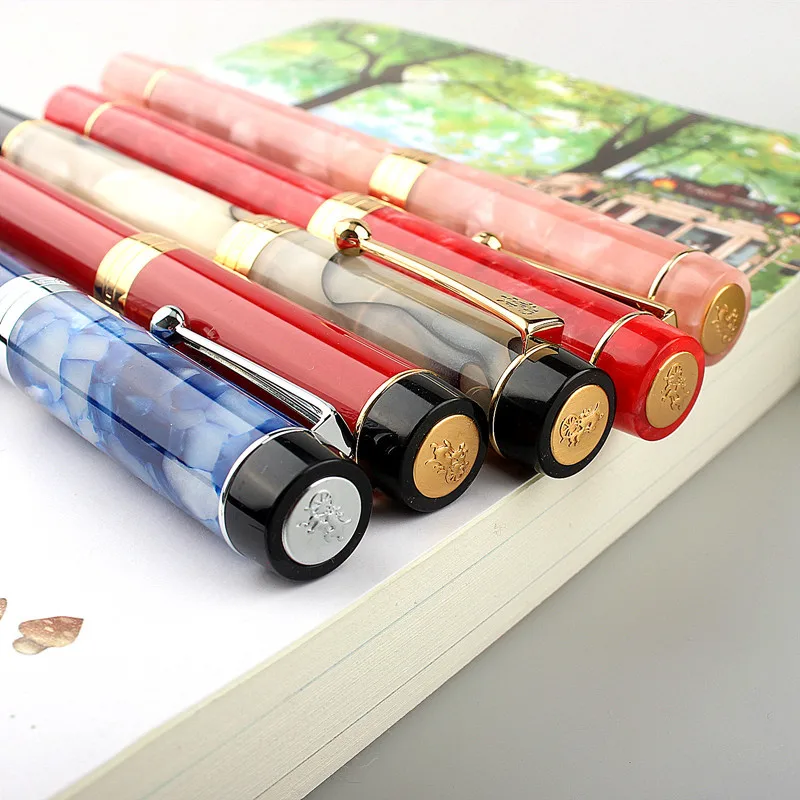 

JINHAO Flex Nib Tofu Fountain Pen Business Office, Art and Calligraphy Practice, Writing, Replaceable Ink Cartridge, Gift Pen