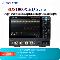 SIGLENT high  resolution digital storage oscilloscopes（SDS1104X HD/SDS1204X HD/SDS1102X HD/SDS1202X HD）12-bit High Resolution