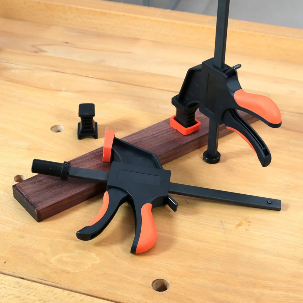 Workshop Clamp with Dog Configuration and Quick Grip Functionality Designed for 19mm 20mm Base Integration on Workstations