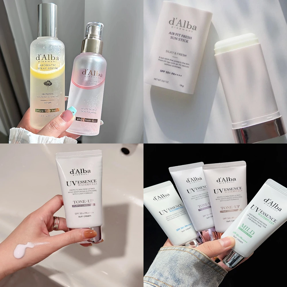 D'Alba الأبيض الكمأة الأولي ضباب الوجه رذاذ مصل خفيفة الوزن الوجه ترطيب واقية من الشمس الهواء صالح الطازجة الشمس عصا العناية بالبشرة #1