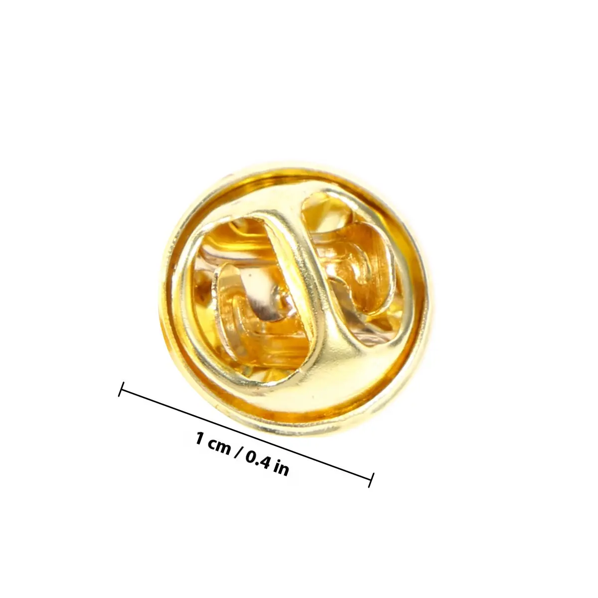 50Pcs Premium Metal Butterfly Clutch Pin Backs Replacement for Uniform Badges Lapel Pins Tie Tacks Insignia Service Bars Gold