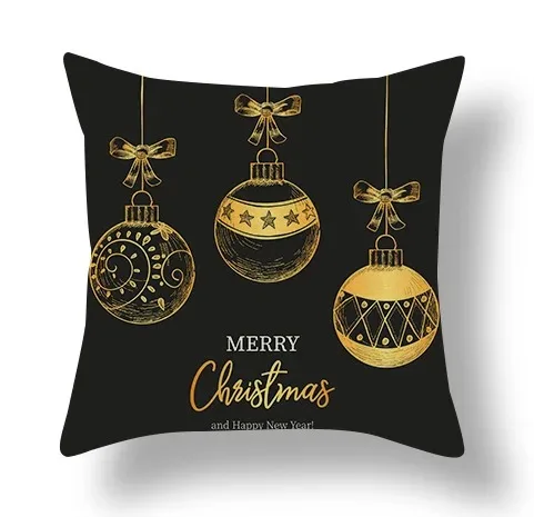 Christmas Themed Pillowcases Car Accessories Office Santa Claus Living Room Sofa Home Pillowcases