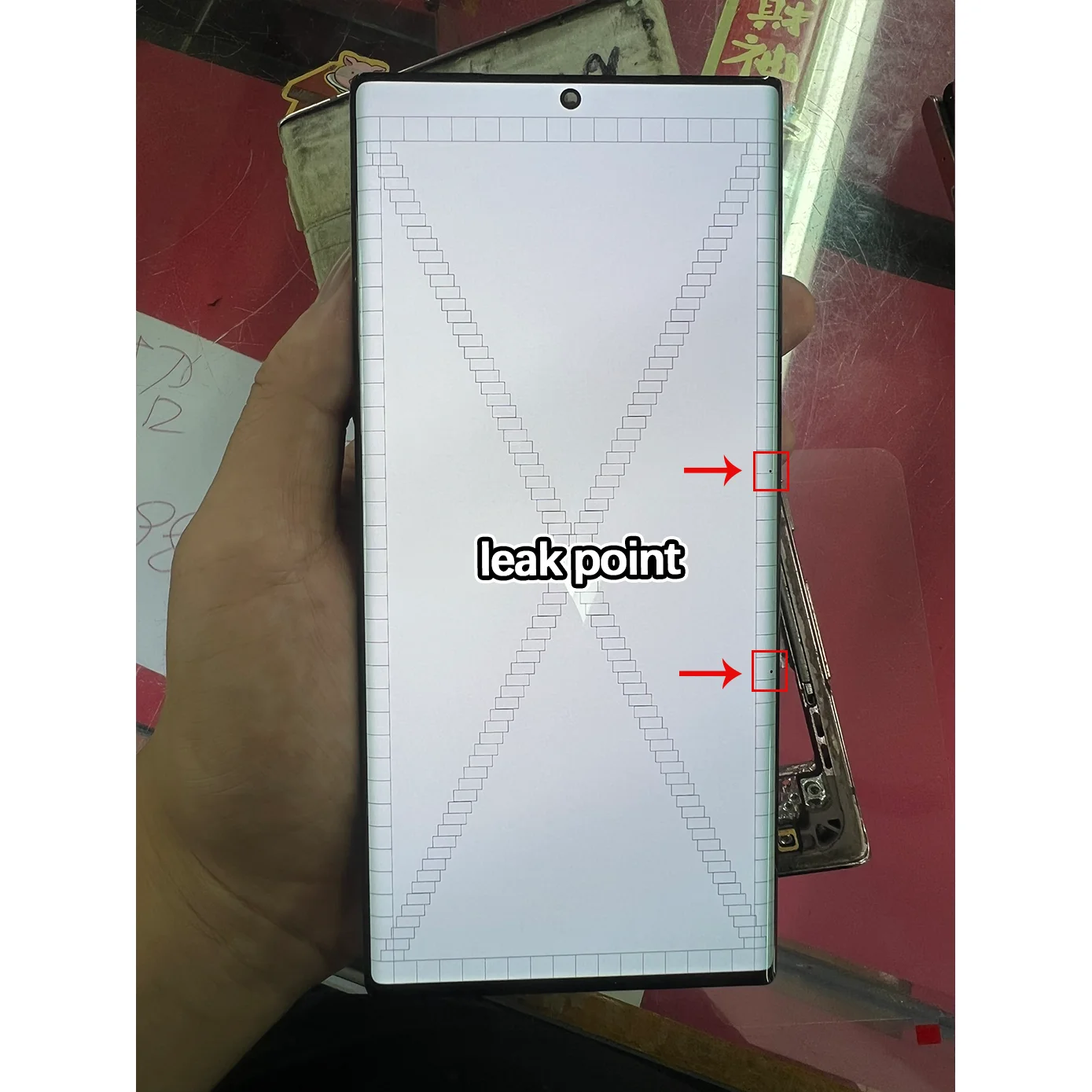 AAA+ Defect Dot Amoled LCD For Samsung Note20 Ultra LCD Touch glass Full for front screen N985 N986F N986B Display Touch Digitiz - view 4