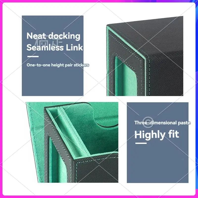 

AUU-Портативная игровая магнитная коробка для хранения карт, ящик для хранения с смотровым окном, держатель для карт для волшебных игровых карт