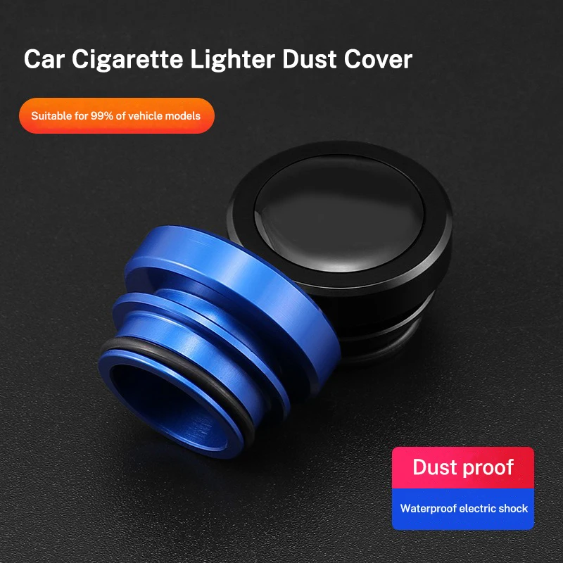 Car Cigarette Lighter Dust Cover Dustproof Decoration Cap For Alfa Romeo Giulietta 159 147 156 166 Mito Giulia GT Stelvio Tonale