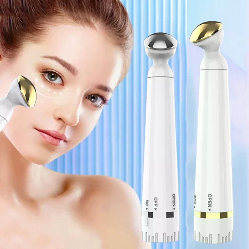 Mini Draagbare Handheld Elektrische Trillingen Oog Gezichtsmassager Anti-Aging Rimpel Donkere Cirkel Verwijdering Pen Schoonheid Huidverzorging Gereedschap