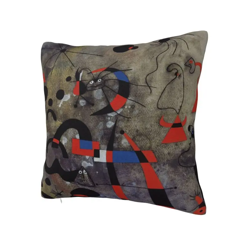 The Escape Ladder Modern Throw Pillow Covers Decoration Joan Miro Abstract Art Car Cushion