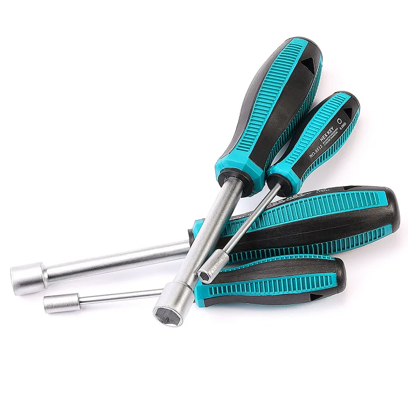 Professionelle manuelle Steckschlüssel, erhältlich in den Größen 4mm/5mm/5,5mm/6mm/7mm/8mm/10mm/11mm/12mm/13mm. – Detail 1