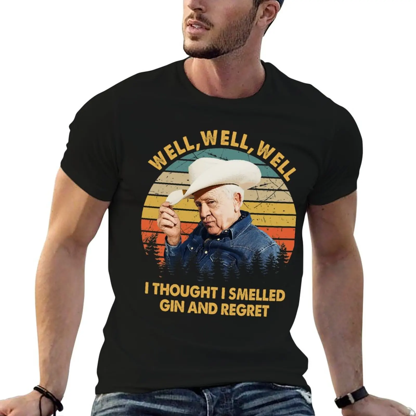 Well,Well,Well I Thought I Smelled Gin And Regret T-Shirt High Elasticity Sports T-Shirt