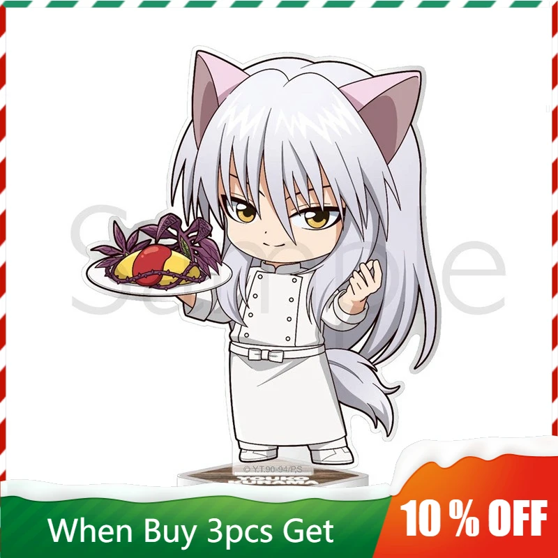 

Anime Peripherals Yusuke Urameshi Figure Acrylic Stand Kazuma Kuwabara Figurine Standing Plate Kurama Decoration Collection Toys