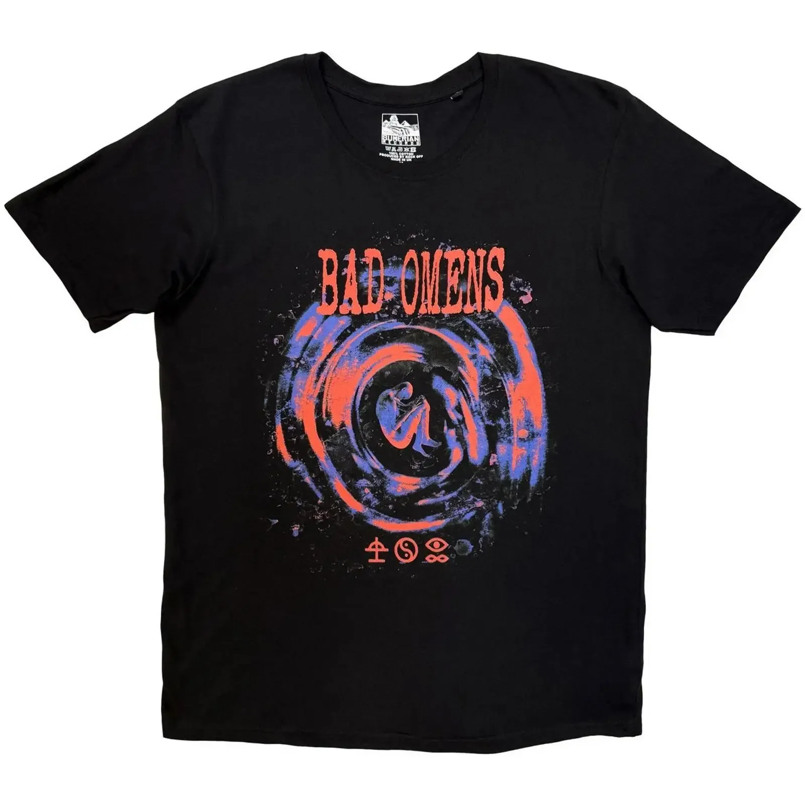 BAD OMENS The Drain T Shirt OFFICIAL MERCHANDISE vintage Washed Unisex streetwear Stretched homme Comfortable