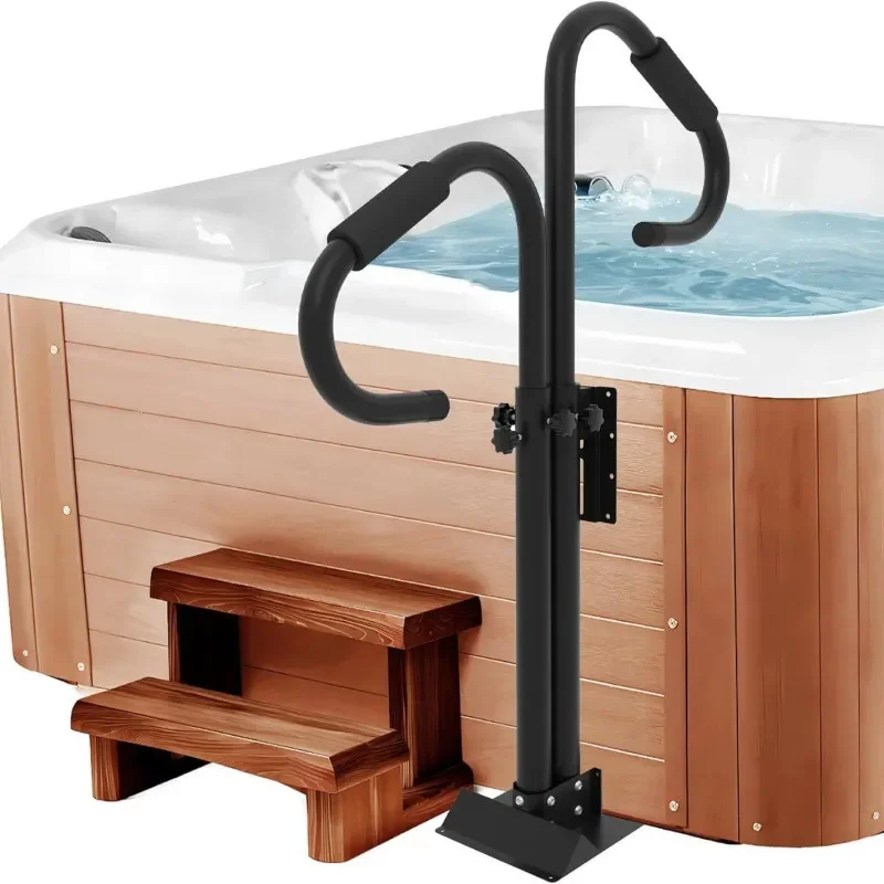 Two-way hot tub handrails, 38 
