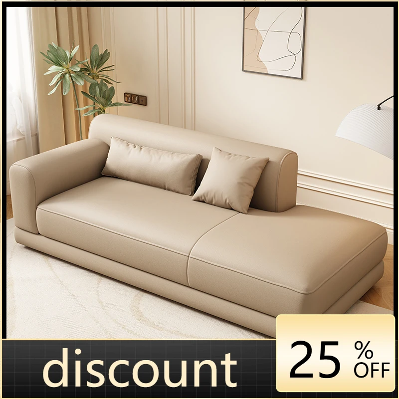 

LH sofa recliner single bed small apartment leather hotel homestay living room bedroom