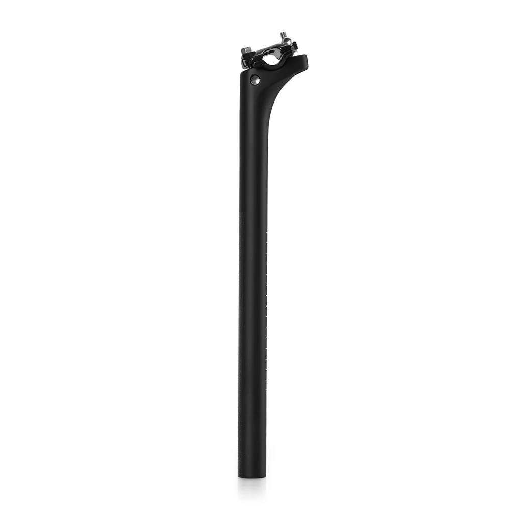 Fahrrad-Carbon-Sattelstütze 31,6x300/350/400mm Fahrrad-Sattelstütze UD/3K Gewebte Carbon-Sattelstütze 27,2x300/350/400mm SP02 – Detail 1