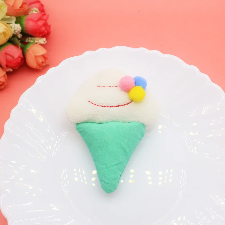 Ice Cream Popsicle Dolls Brooch for Girl, Clothes Badge Pins,  DIY Handmade Decoration Accessories, 10Pcs /Lot