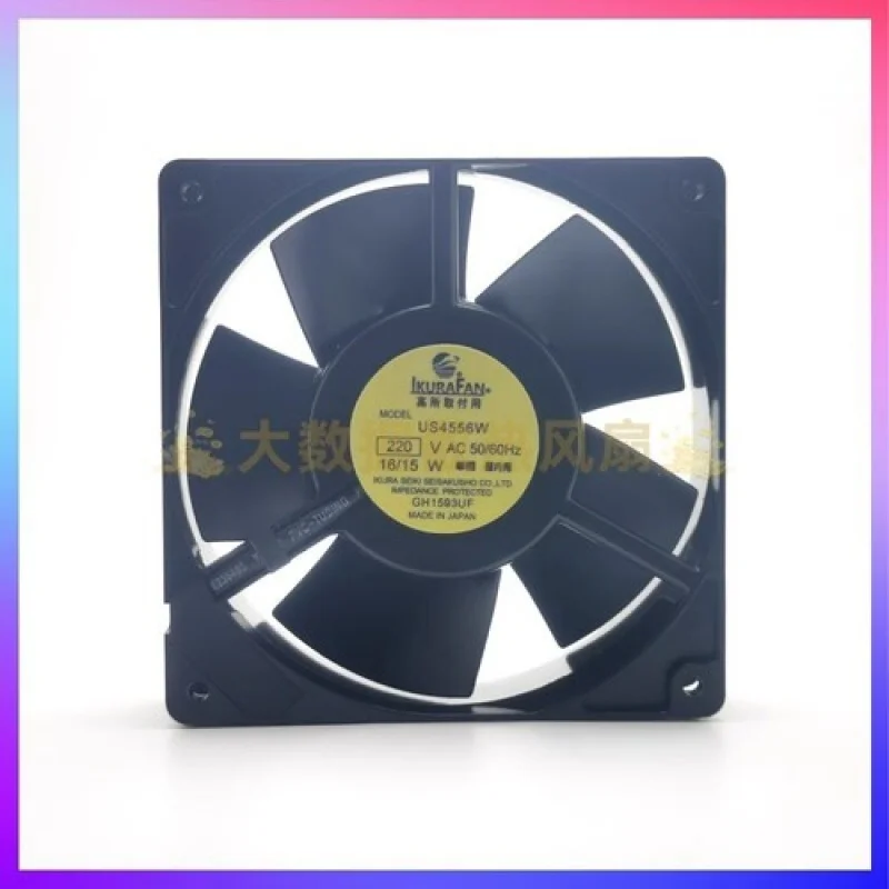 

C for IKURAFAN US4556W 220V AC 16/15W 12CM High Temperature Cooling Fan