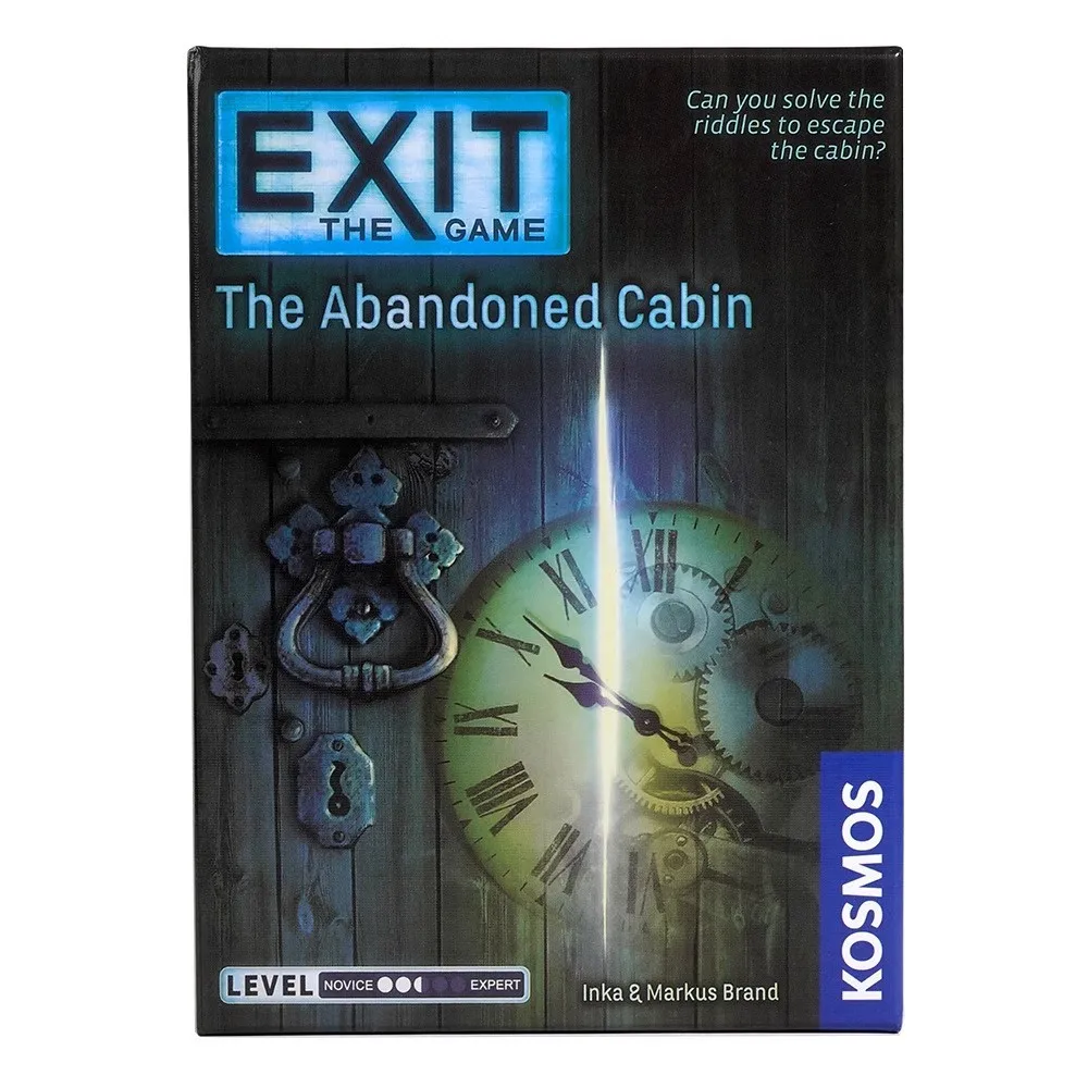 EXIT: The Abandoned Cabin - Juego único de Escape Room - 1-4 jugadores - Juegos de mesa de estrategia con resolución de rompecabezas
