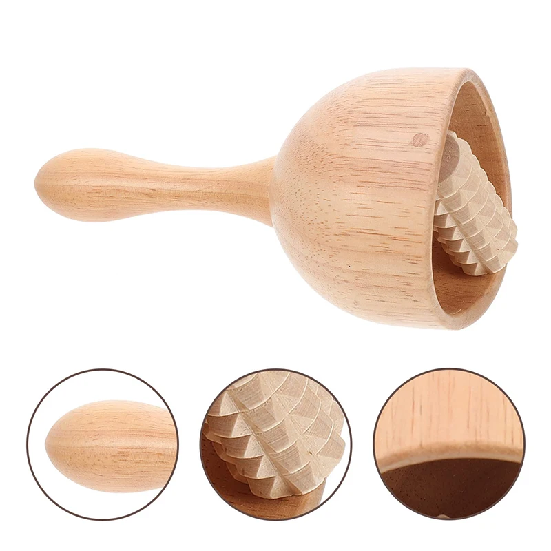 Wooden Therapy Cup with Roller, Wooden Massage Tool for Body Shaping Body Hand massage, knee massage, shoulder massage