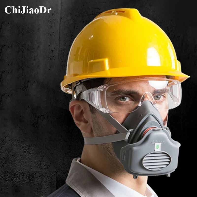 

Dust Mask Industrial Dust Men's Mouth and Nose Mask Special Polishing Coal Mine Silicone Filter Self-priming