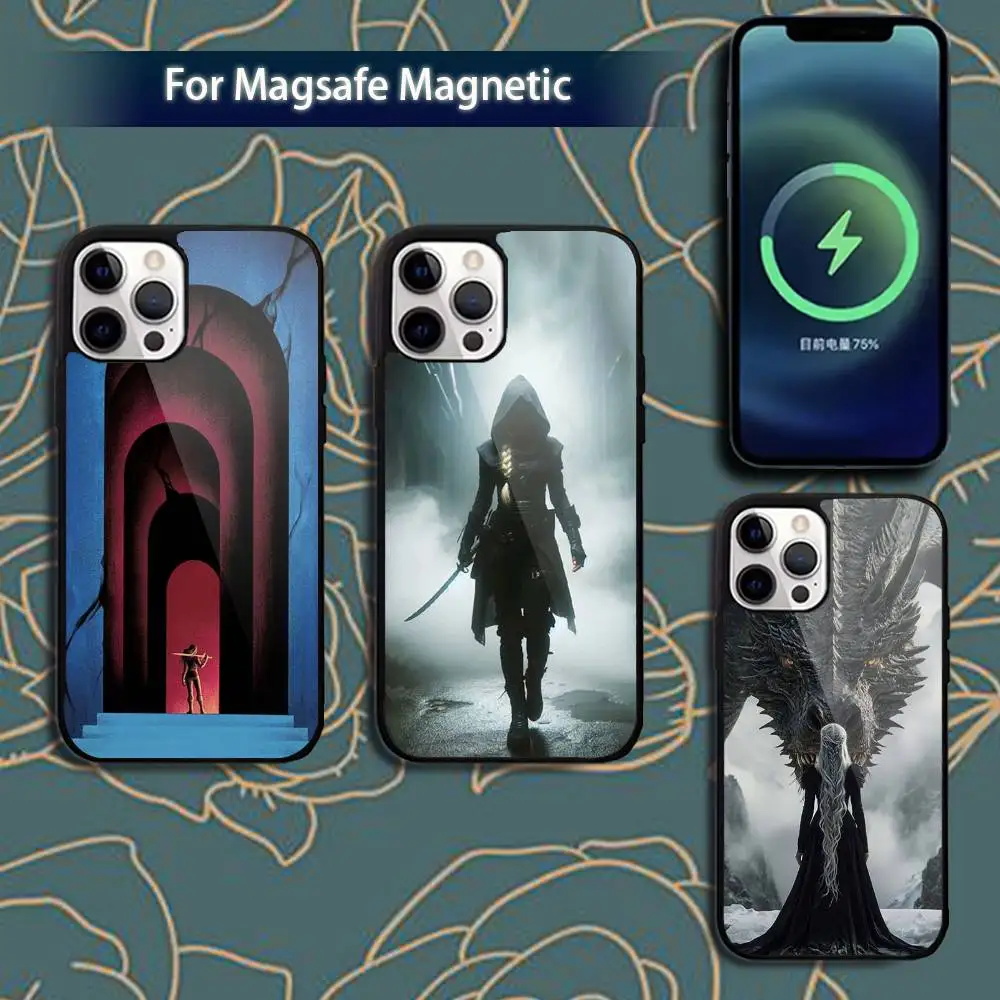 

T-Throne Of G-Glass Phone Case For iPhone 16,15,14,13,12,11,Pro,Max,Plus,Mini,Magsafe,Magnetic Wireless Charging Case