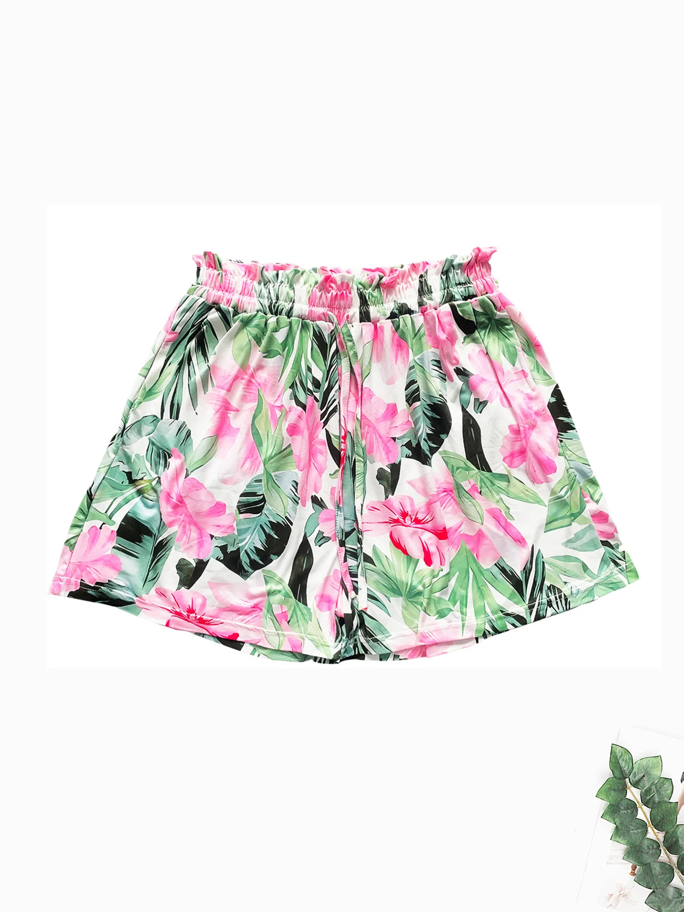 Short d'été à imprimé Floral pour femmes, pantalons décontractés, avec cordon de serrage, nouvelle collection
