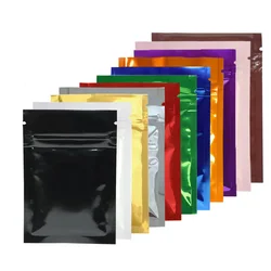 Pochettes Ziplock Mylar en Feuille d'Aluminium, Sac Brcorporelle de Différentes Tailles, Bancs Chauffants, Sacs d'Évaluation à Fermeture Éclair, 100 Pièces