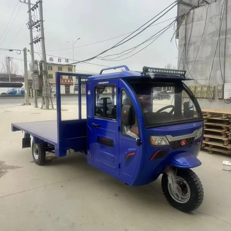 Rural Market Delivery Electric Tricycle Three Wheel Electric Cargo Carrier Stable Braking Farm Bulk Goods Haulage Long Range