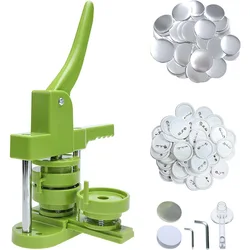 25/32/37/44/58MM Button Badge Maker Machine, DIY Button Maker Machine for Art Handicrafts Pins Making, Badge Punch Press Machine