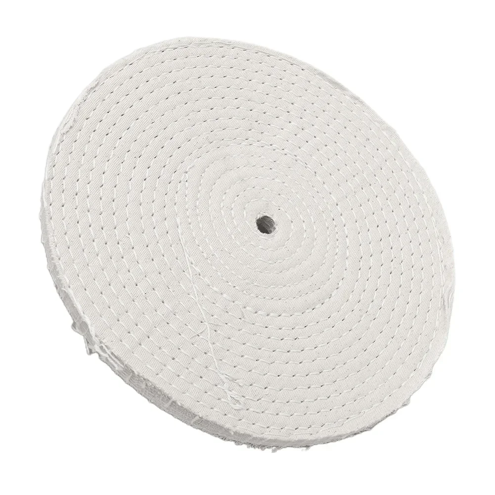 

200mm Buffing Wheel Buff Pads Cotton Cloth Equipment Jewelry Mutillayers Spiral Workshop High Quality Hot Practical