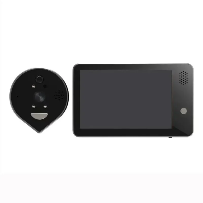 4.3 Inch Video Doorbell 170 Degree Peephole Viewer Video Eye Door Bell Smart Home Outdoor Camera Monitor Visual Doorbell