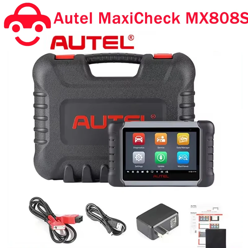 Autel MaxiCheck MX808S Full System Diagnostic Tool with 36+ Special Functions, Read/ Erase Fault Codes Upgrade Version of MX808