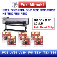 6colors SS21 SB53 SB51 ES3 BS3 SB52 HS BS2 SS2 PIG BS1 Ink Cartridge Auto Reset Chip for Mimaki JV3 JV34 JV30 JV5 TS34 TS3 TS5