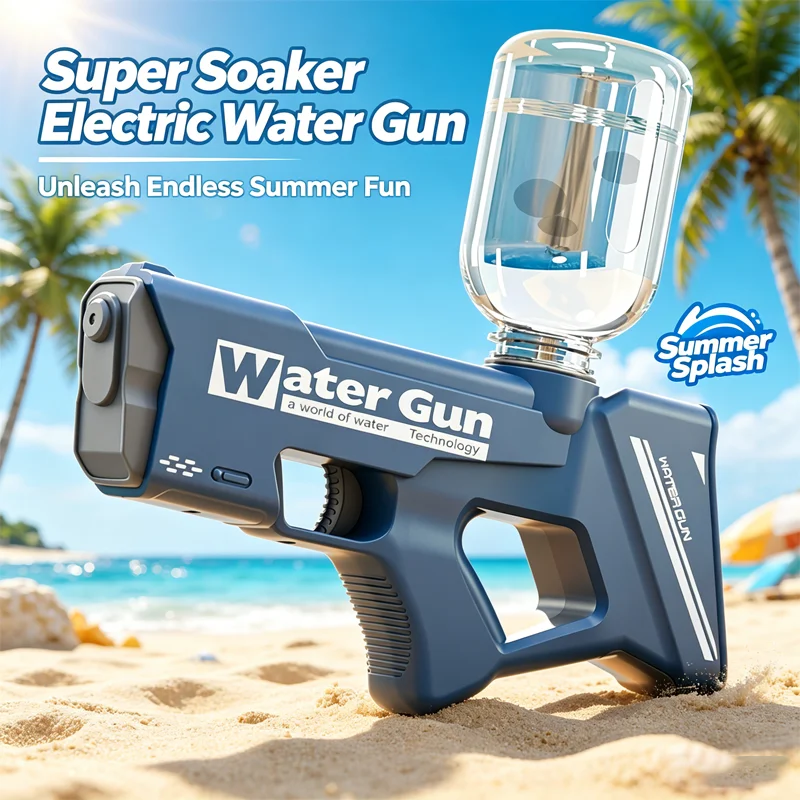 Pistolas de agua eléctricas para adultos, potent, con succión automática de agua, juguete de verano para la playa, para niños, regalo para niños - AliExprs 15 Pistolas de agua eléctricas para adultos, potent, con succión automática de agua, juguete de verano para la playa, para niños, regalo para niños - AliExprs 15