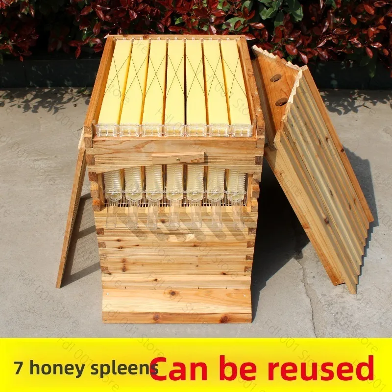 Flow Hive Full Set –Cedar Automatic Honey Harvesting Beekeeping Equipment with Bee Box
