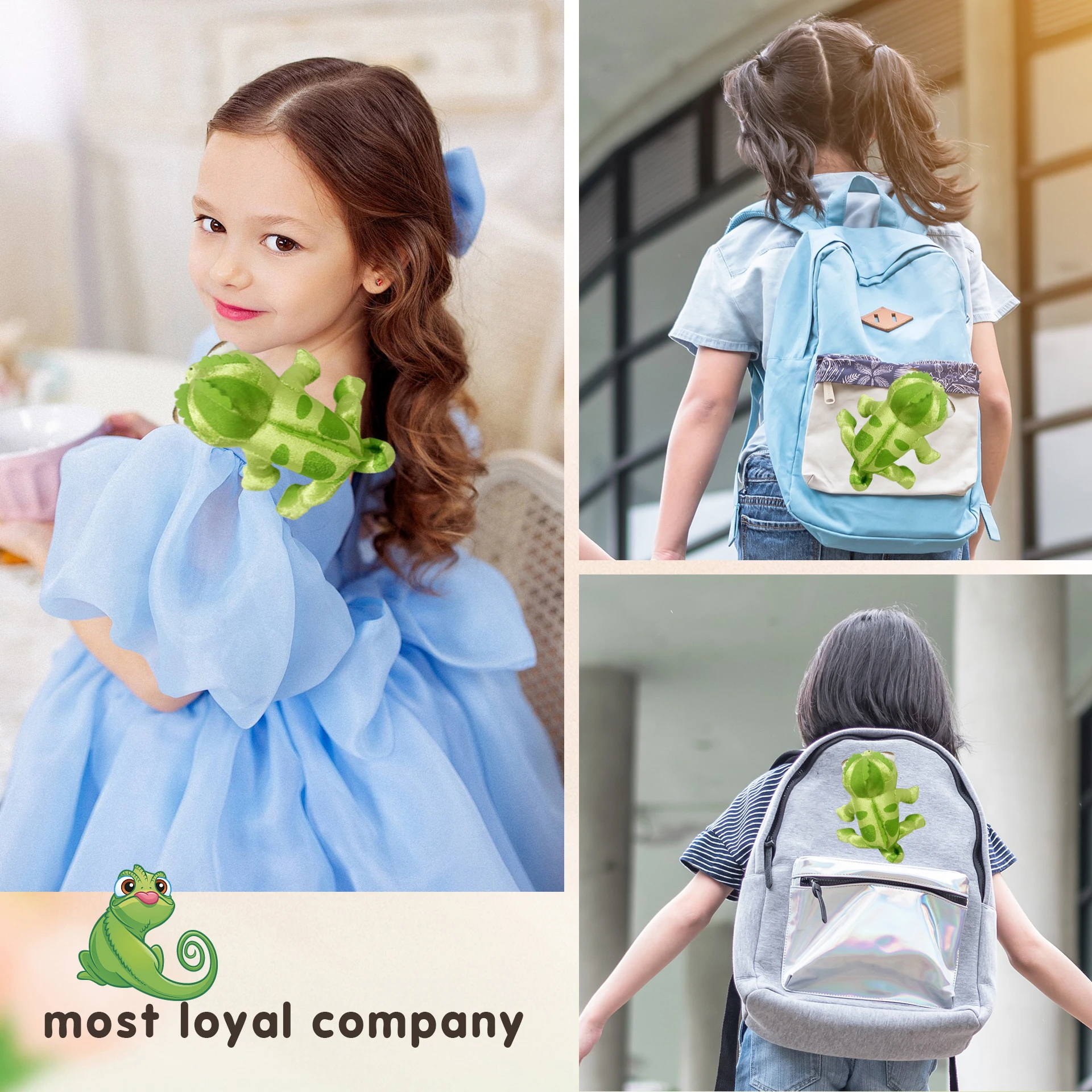 2026 جديد باسكال رابونزيل الحرباء ألعاب من نسيج مخملي لينة محشوة الحيوانات أفخم الكتف أفخم مناسبة للحفلات هدية مثالية عيد الميلاد #4