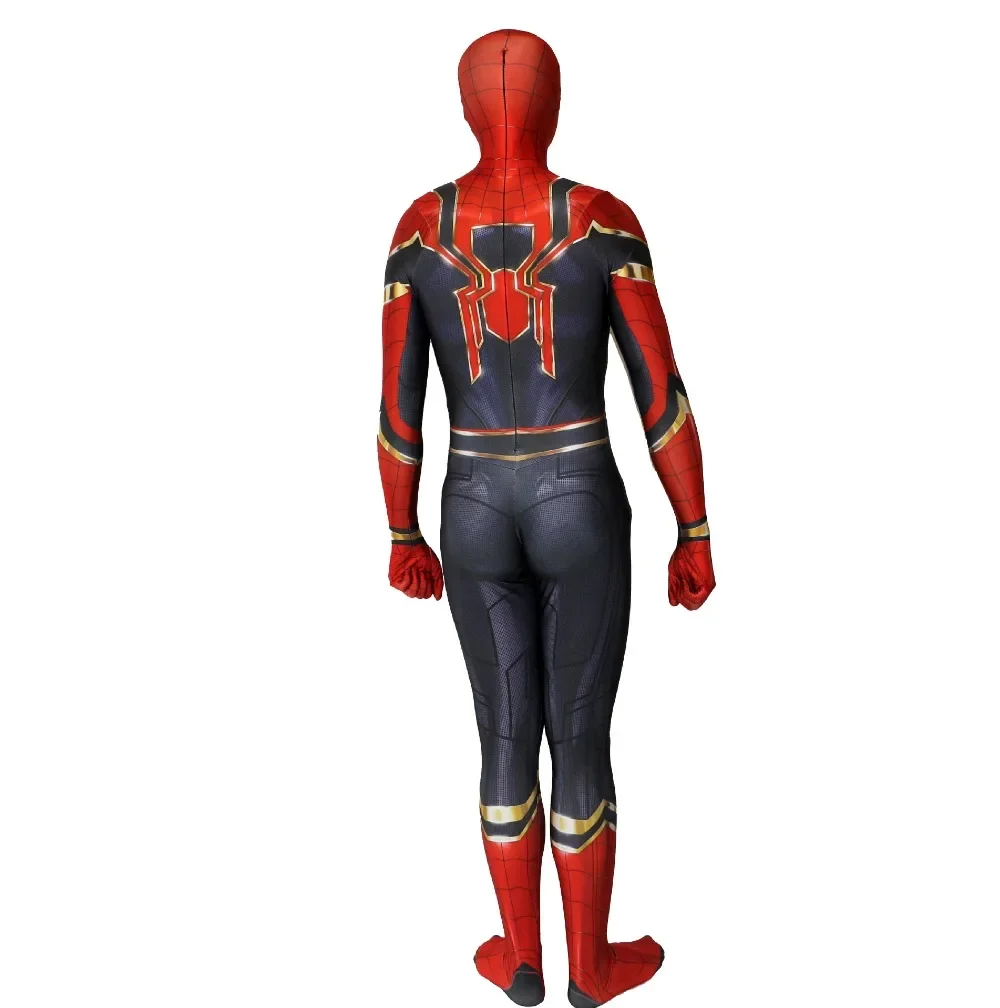 Spiderhero Homecoming Spiderman Cosplay Costume Zentai Iron Spider Superhero Bodysuit Suit Halloween Jumpsuits