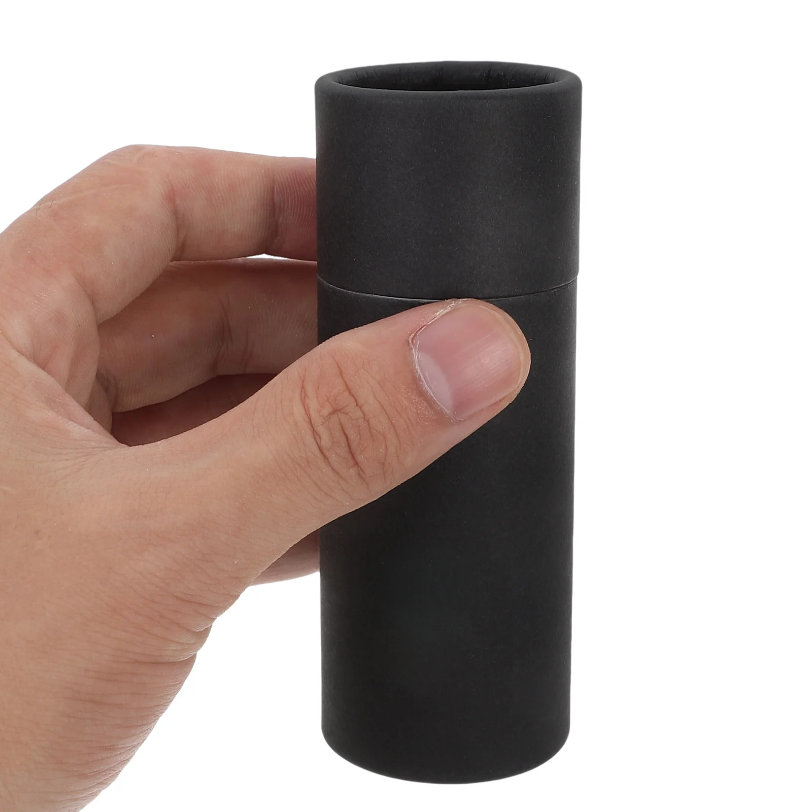 15pcs Kraft Gift Boxes Round Tube Packaging For Tea Lip Balm Perfume Diy Round Boxes Crafts Travel Storage 20Ml