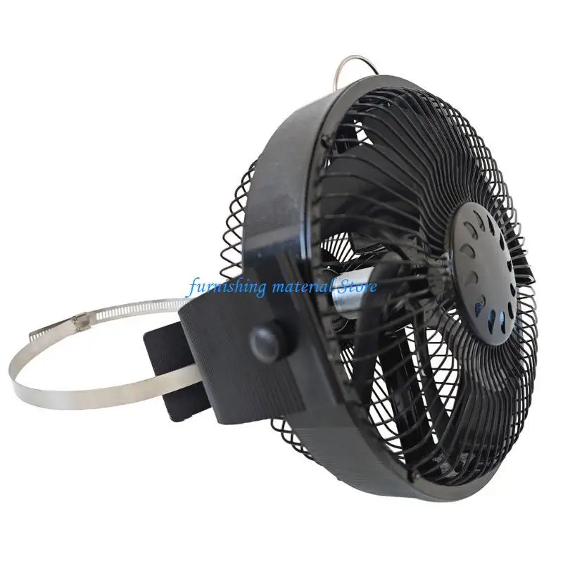 

Y5GD Stove Fan Heat Powered Double Quiet Motor 6 Sheets Fireplaces Fan for Stove
