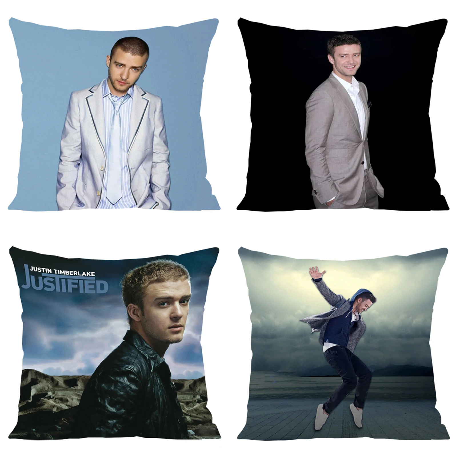 

J-Justin Timberlake Fan Gifts Cover for Pillow Covers Decorative Luxury Cushion Cover Home Decoration Pillowcase 40x40 Cushions