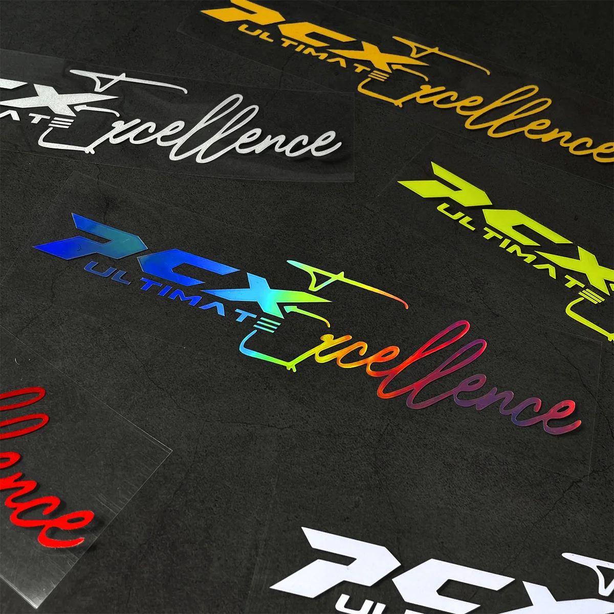 قطعة واحدة من ملصق السيارة PCX Ultimate Excellence، ملصق أنيق للتخصيص الخارجي للسيارات