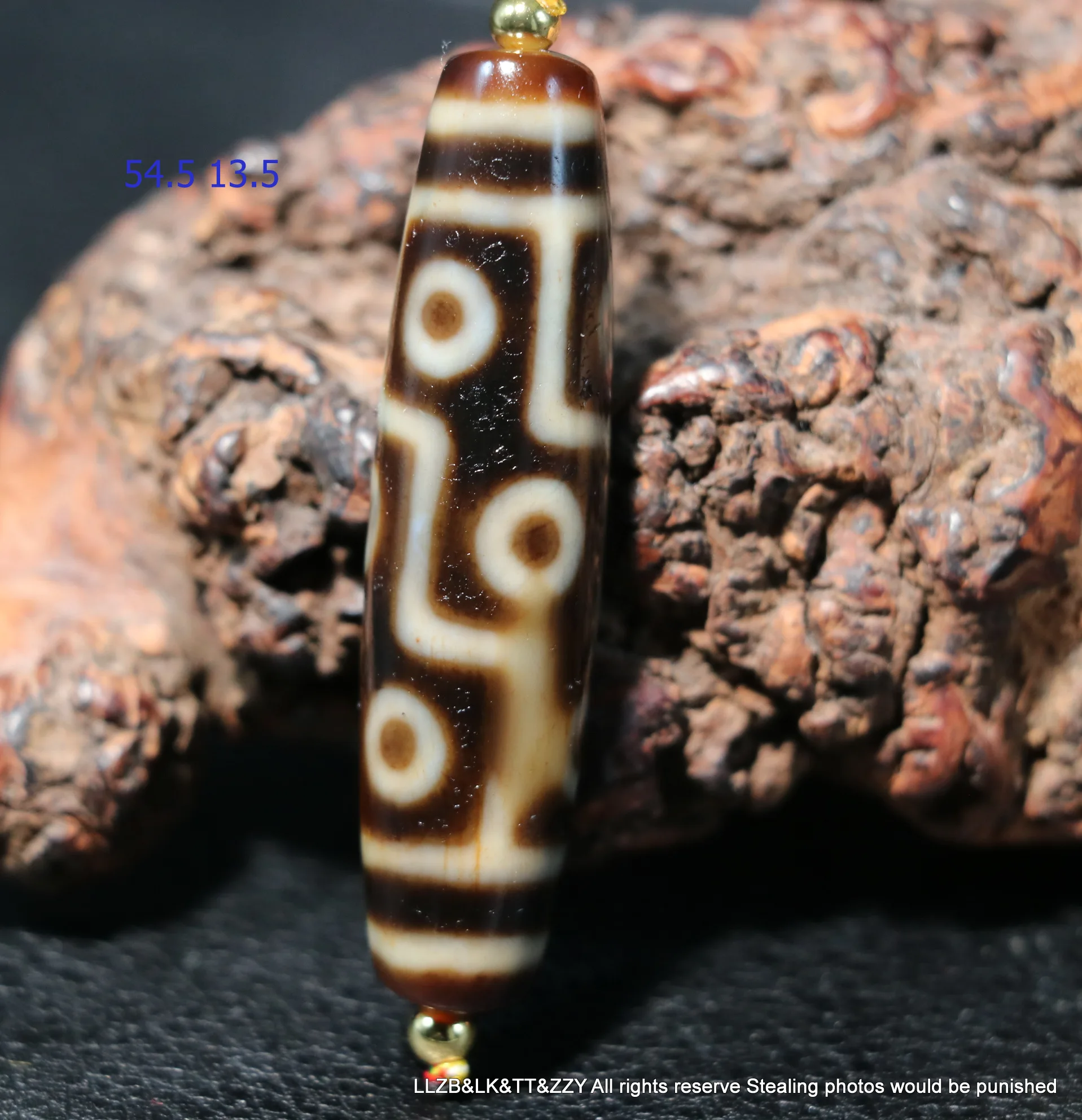 

Energy Tibetan Old Oily Agate Ivory Color 9 Eye Kingdom Symbol dZi Bead Amulet LKbrother Sauces Top Quality UPD1201F